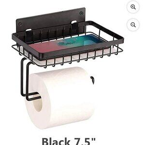 Toilet Paper Holder - Toilet Paper Holder with Shelf Wall Mount stainless steel